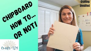 Cutting Chipboard with the Cricut Maker  How To [upl. by Imnubulo]