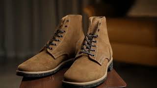 M1944 Boondoker Boot  luosjiet®boots  Tan Oiled Nubuck Reverse [upl. by Niletak]