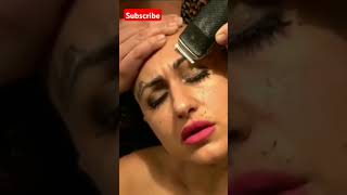 quotBeautiful girl gets her head and eyebrows shaved 💗🤩😍 shorts viralvideo headshavequot [upl. by Wyck]