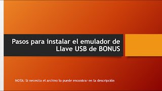 LLave Virtual BONUS NET para Cabinas [upl. by Arihsa923]