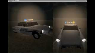 Unity3D DRIV3R Citroen DS Police prototype [upl. by Garik]