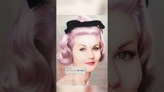 1950s Pastel Haircolor Craze vintagestyle pinkhair 1950s 1960s [upl. by Dupuis]