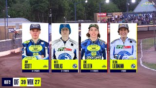 Heat 12  Oxford vs Workington  Championship  OXFORD SPEEDWAY TV 2024 [upl. by Bolitho50]