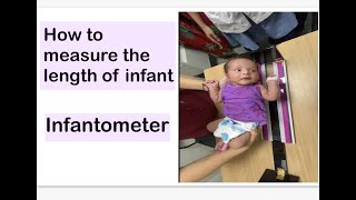 Infantometer  to measure the length of infants Thebabydoctor [upl. by Drexler]