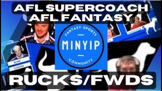 AFL Supercoach amp AFL Fantasy 2022 Rucks amp Forwards [upl. by Dusa]