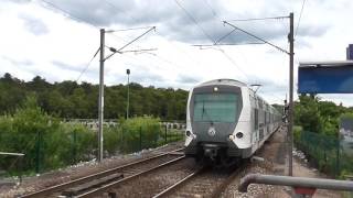 MI09  Arrivée à la gare dAchères Ville sur la ligne A du RER [upl. by Helfant988]