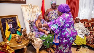 Historic Encounter Chief Of Staff Madam Frama Opare Meets Asantehemaa [upl. by Auod]