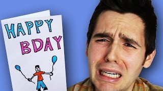 BIRTHDAY CARD MAKES BOY CRY [upl. by Woehick]