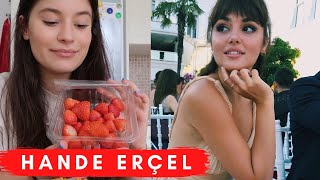 BİR GÜN HANDE ERÇEL GİBİ YEDİM🍓🍏🍣 [upl. by Eziechiele712]