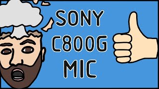 Setting up my new Sony C800G mic for the first time 🎤💣 [upl. by Eahc]