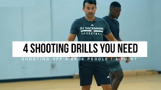 The 4 Shooting Drills Every Wing Needs  HoopStudy Basketball [upl. by Assillam]