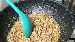 chicken pastil how to cook Pinoy recipe [upl. by Sualokin]