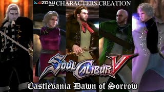 Soul Calibur V  Character Creation Castlevania Dawn of Sorrow [upl. by Stenger]