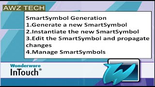 Smart Symbol Generation WONDERWARE INTOUCH [upl. by Attecnoc]