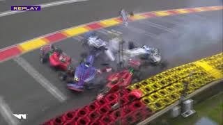 impressive crash in W Series at SpaFrancorchamps Raidillon [upl. by Adallard]