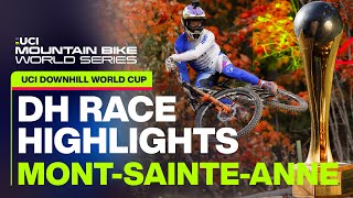 Mens DH Race Highlights MontSainteAnne Canada  UCI Mountain Bike World Series [upl. by Ahsemik]