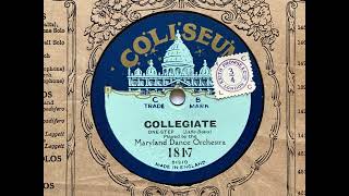 Collegiate  Maryland Dance Orchestra Leslie Jeffries  Coliseum 1817 [upl. by Neelyar]