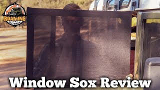 Shevron Window Sox Review  Ventilation amp Insect Protection for Sleeping in Your Car [upl. by Alastair]