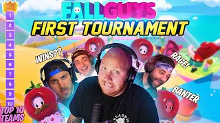 FIRST EVER FALL GUYS TOURNAMENT Ft Nickmercs SypherPK amp Cloakzy [upl. by Sandra]