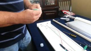 How to wire 4ft led lights [upl. by Ynavoeg]