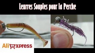 TEST DE LEURRES SOUPLES ALIEXPRESS  les Perches ny Résistent pas [upl. by Esirehc]