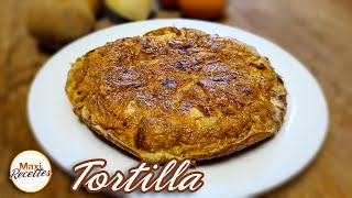 Tortilla Espagnole  Recette Omelette Facile et Rapide [upl. by Lupee378]