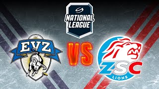 EV ZUG VS ZSC LIONS  ŠVEICES AUGSTĀKĀ LĪGA  REGULĀRĀS SEZONAS 26 SPĒLE [upl. by Enileuqaj764]