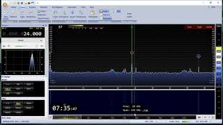 Longwave VLF Signal of US Navy Transmitter  NAA from Cutler Maine USA  24 kHz CW FSK [upl. by Chaille202]