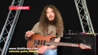 Guthrie Govan  Guitar Pick  Session 16 Licklibrary [upl. by Tybalt]