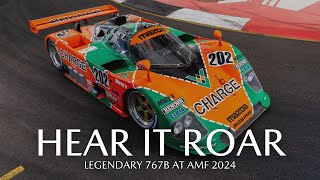 Legendary Mazda 767b Roars At Adelaide Motorsport Festival 2024 [upl. by Olegnaid]