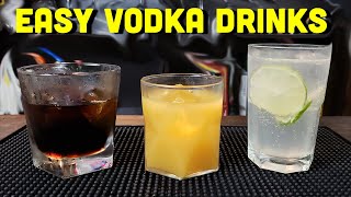 3 Easy Vodka Cocktails to Make at Home  Kettle One Vodka Recipes [upl. by Micheal]