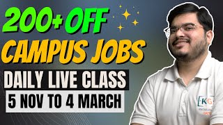 200 IT Companies Hiring Off Campus for 2025 2024 2023 Batch  Placement Preparation Live Classes [upl. by Pember]