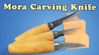 The BEST Sloyd Wood Carving Knives Mora 106 120 and 122 Review [upl. by Eelynnhoj694]