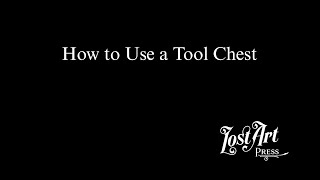 How to Use a Tool Chest [upl. by Marilyn]