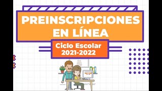 Tutorial preinscripciones en línea 20212022 [upl. by Anazraf]