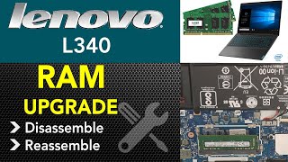 Lenovo Gaming L340 Ram Upgrade Step By Step Guide [upl. by Haidebez]