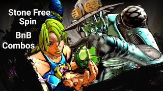 YBA Stone Free Spin BnB Combos [upl. by Malcom]