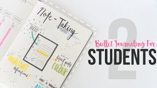 Bullet Journaling For Students Part Two  Grade Tracker Essay Planner amp More [upl. by Grimbal]