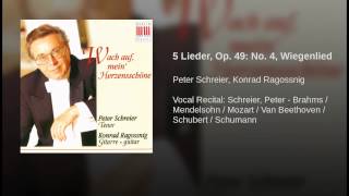 5 Lieder Op 49 No 4 Wiegenlied [upl. by Eitac]