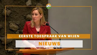 Eerste toespraak van Wijen [upl. by Danella]