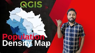 LEARN POPULATION DENSITY MAPPING USING QGIS [upl. by Inah]