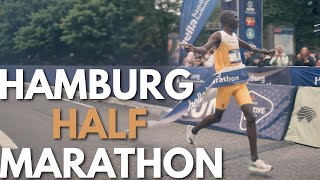 HAMBURG HALF MARATHON  RACE FOOTAGE [upl. by Aissert]