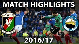 Linfield vs Glentoran  26th December 2016 [upl. by Yaral]