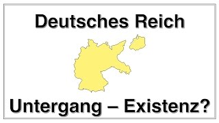 Was ist dran an gleichzeitiger Existenz von Deutschem Reich u BRD Untergang oder Rechtsnachfolge [upl. by Oab]