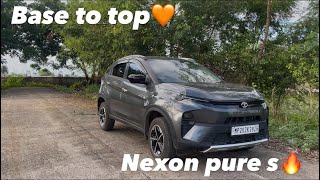 Nexon pure s modified to Top model Top 10 must have accesories for your nexon✅ [upl. by Aenit330]