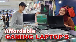 Mga Affordable GAMING LAPTOPS dito sa Greenhills Shopping Center [upl. by Mallis]