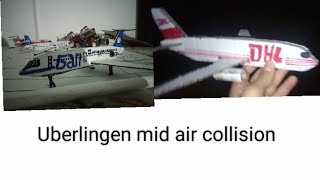 Uberlingen mid air collision Bashkirian airlines flight 2937 dhl flight 611  cardboard crash [upl. by Nivert]