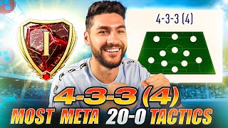 NEW RANK 1 MOST META 4334 TACTICS POST PATCH  THE OVERPOWERED WING PLAY FORMATION in FIFA 23 [upl. by Ednalrim]