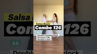 Salsa Basics “Combo 126” from Salsa Dance Challenge 028 salsa salsadancing dance baile shorts [upl. by Ayidan]