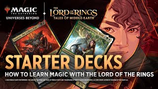 LOTR Tales of Middleearth™ Starter Decks  Learn Magic on the Table and through MTG Arena [upl. by Idonah433]